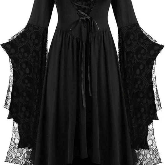 Victorian, Gothic, Witch, fancy dress, Halloween costume - Picture 4 of 8